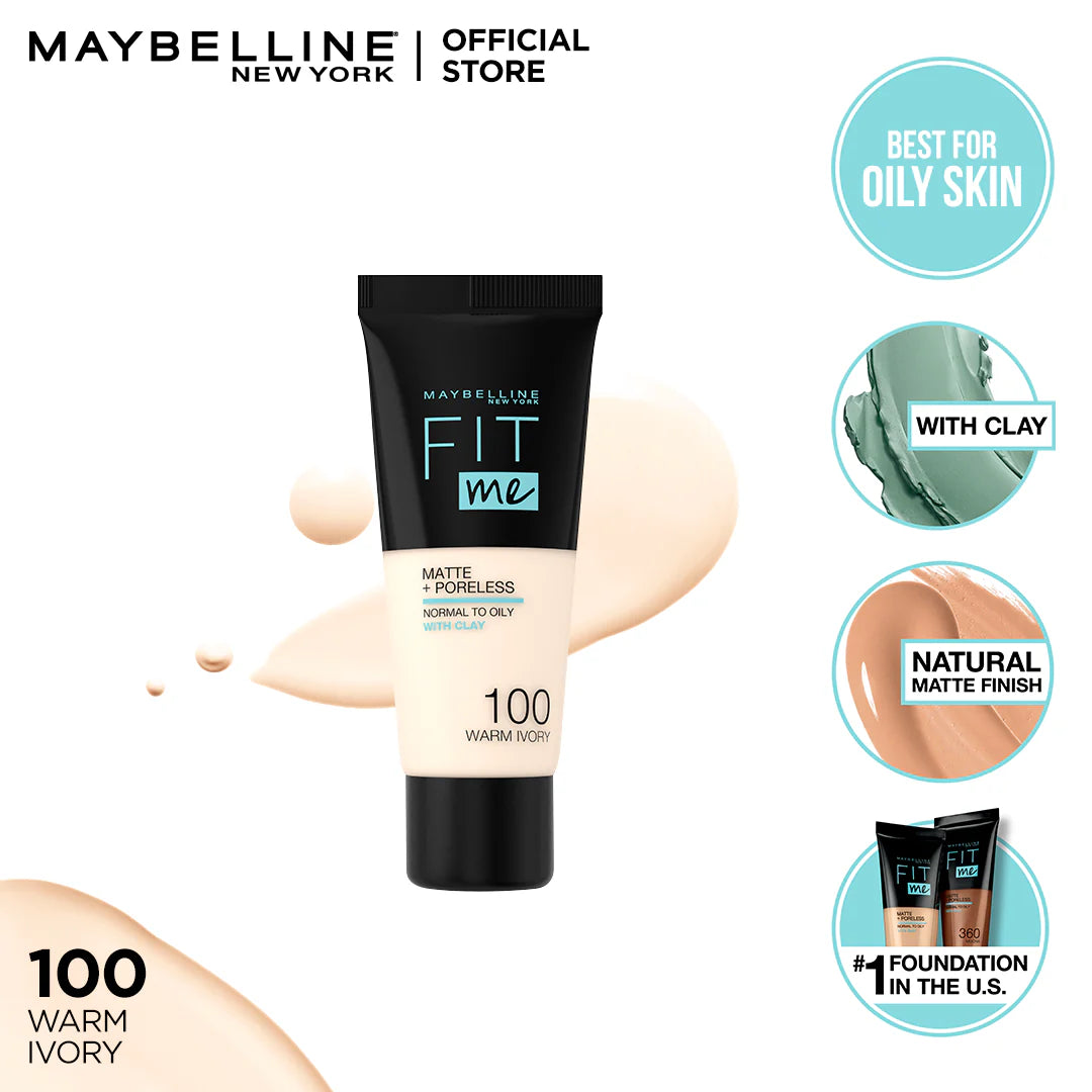 Maybelline Fit Me Matte + Poreless Foundation 40ML - Buy Now Pakistan