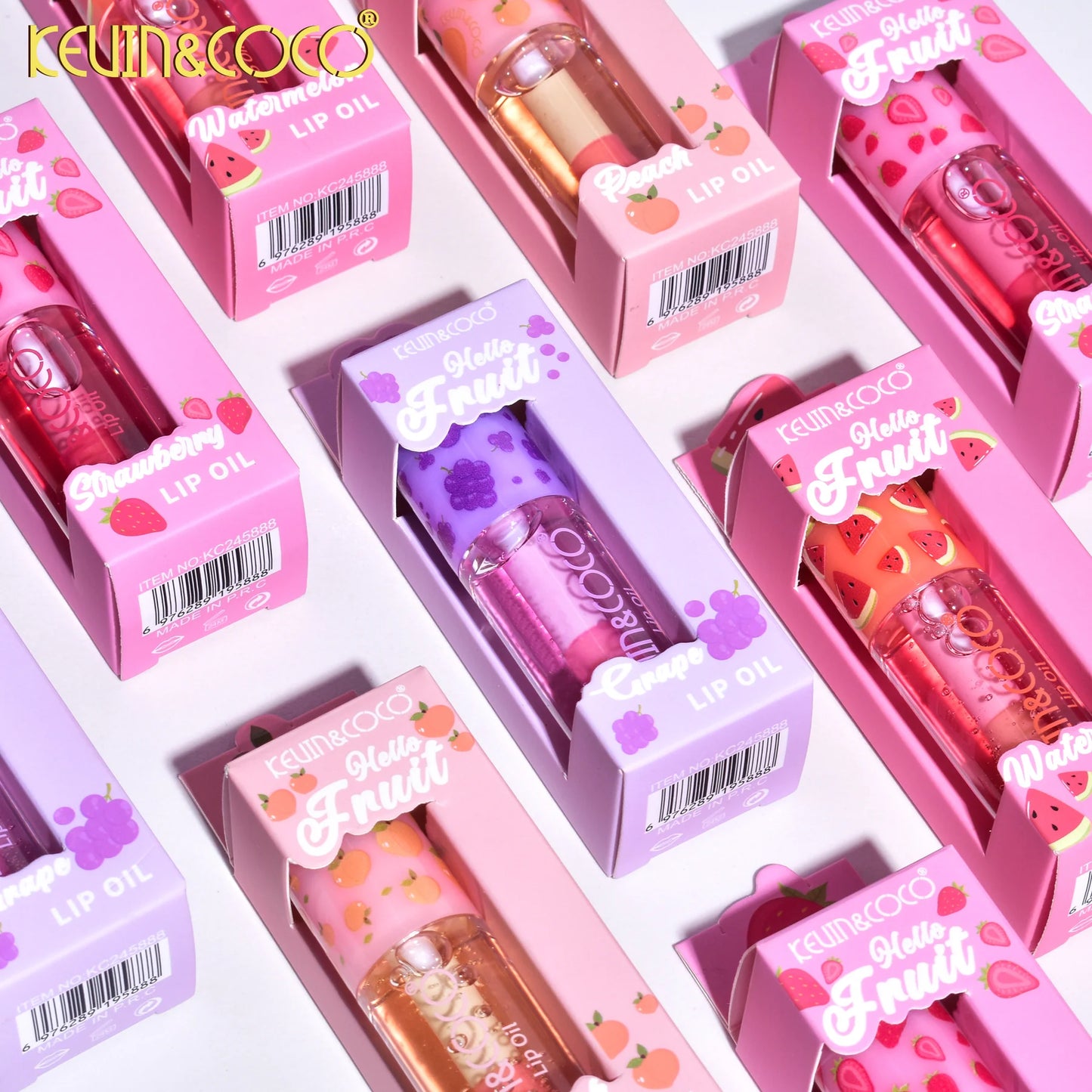 Kevin & Coco Hello Fruit Lip Oil ( Bundle of 4 )
