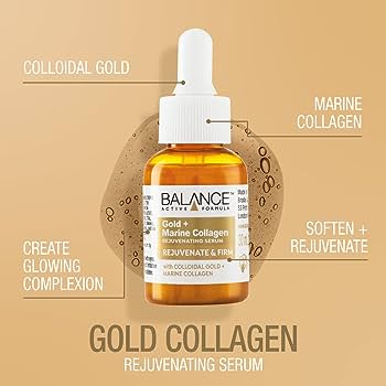 Balance Active Formula | Gold + Marine Collagen Rejuvenating Serum 30ml - Buy Now Pakistan