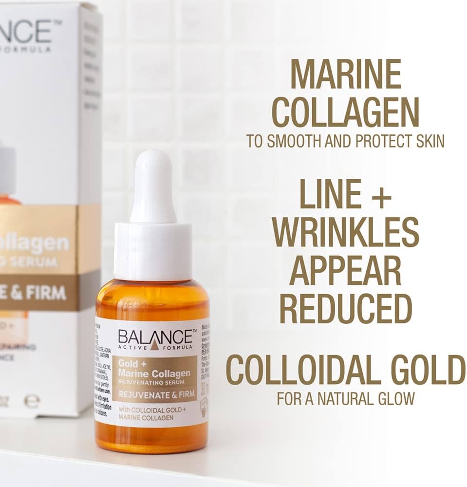 Balance Active Formula | Gold + Marine Collagen Rejuvenating Serum 30ml - Buy Now Pakistan