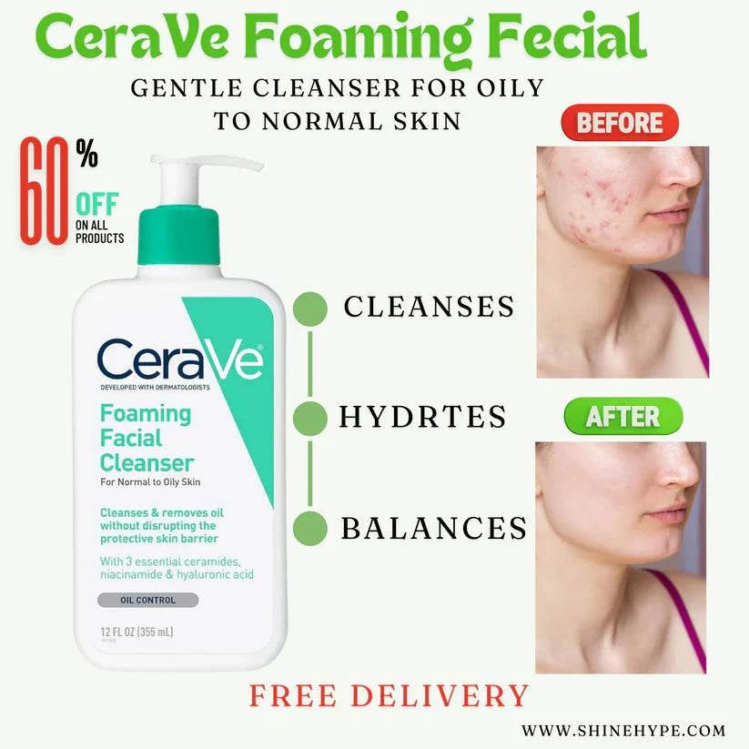 CeraVe Foaming Facial Cleanser - Buy Now Pakistan
