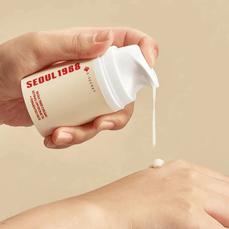 K - SECRET SEOUL 1988 Cream : Retinal Liposome 1% + Fermented Rice 50ml