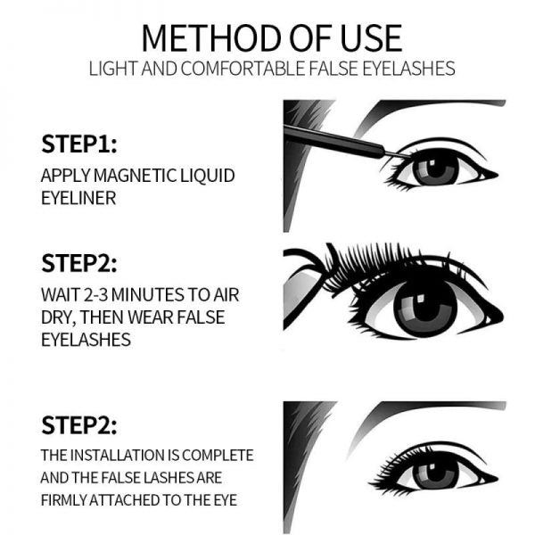 Magnetic Eyeliner Eyeslashes - Buy Now Pakistan