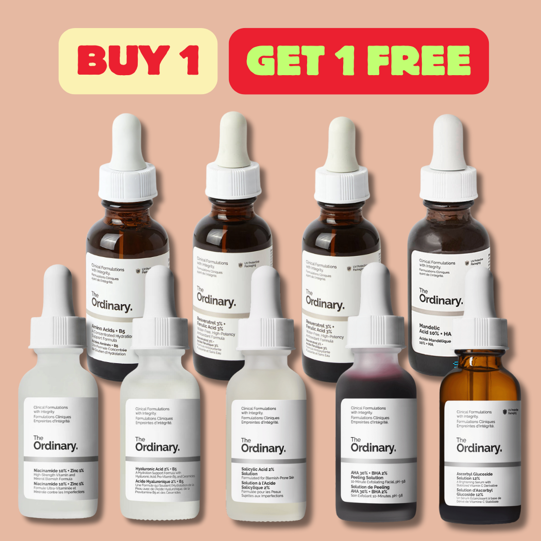 Buy 1 Get 1 FREE Ordinary Serums in just 1499