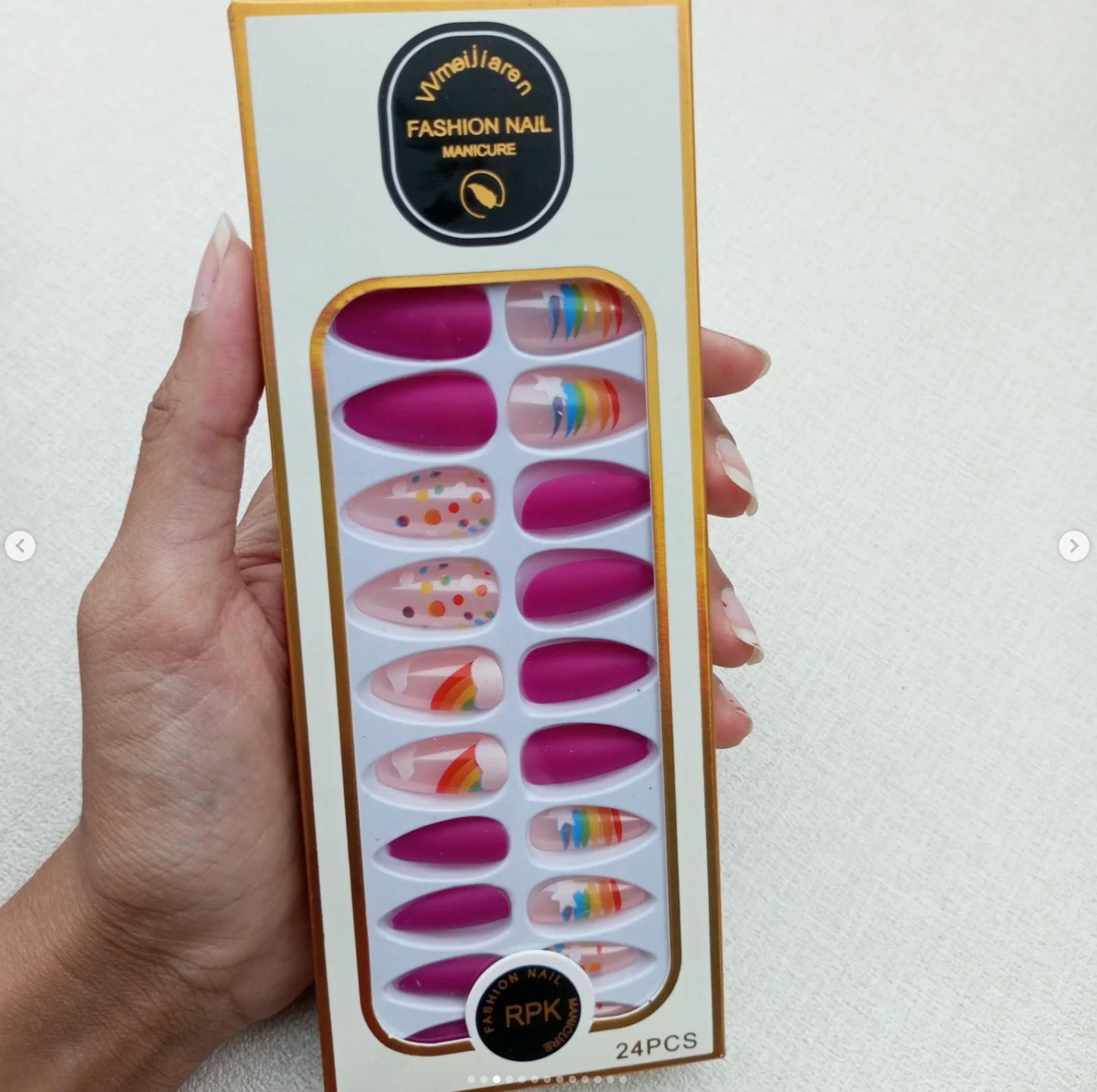 Manicure nails ( Bundle of 6 sets )