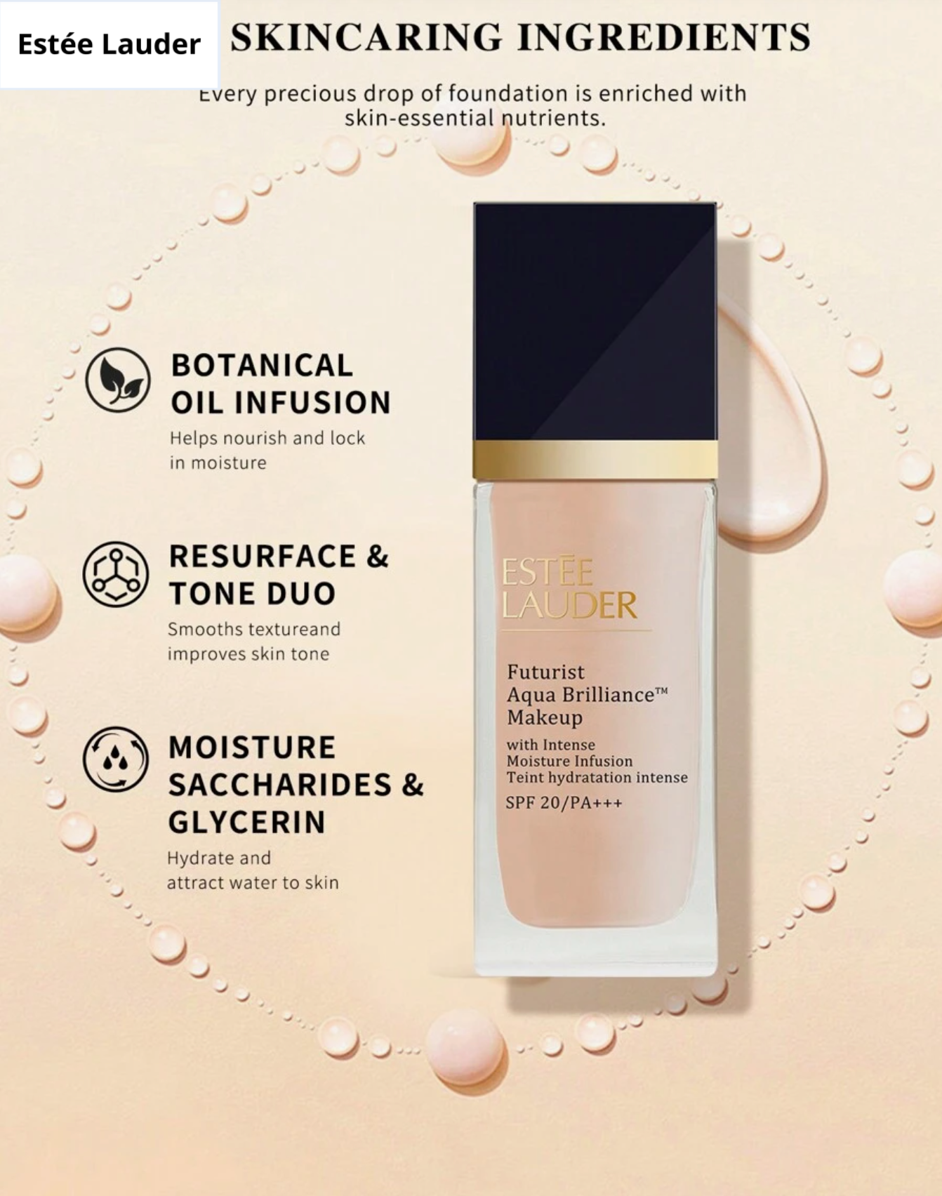 Estee Lauder | Futurist Aqua Brilliance Makeup Foundation 30ml
