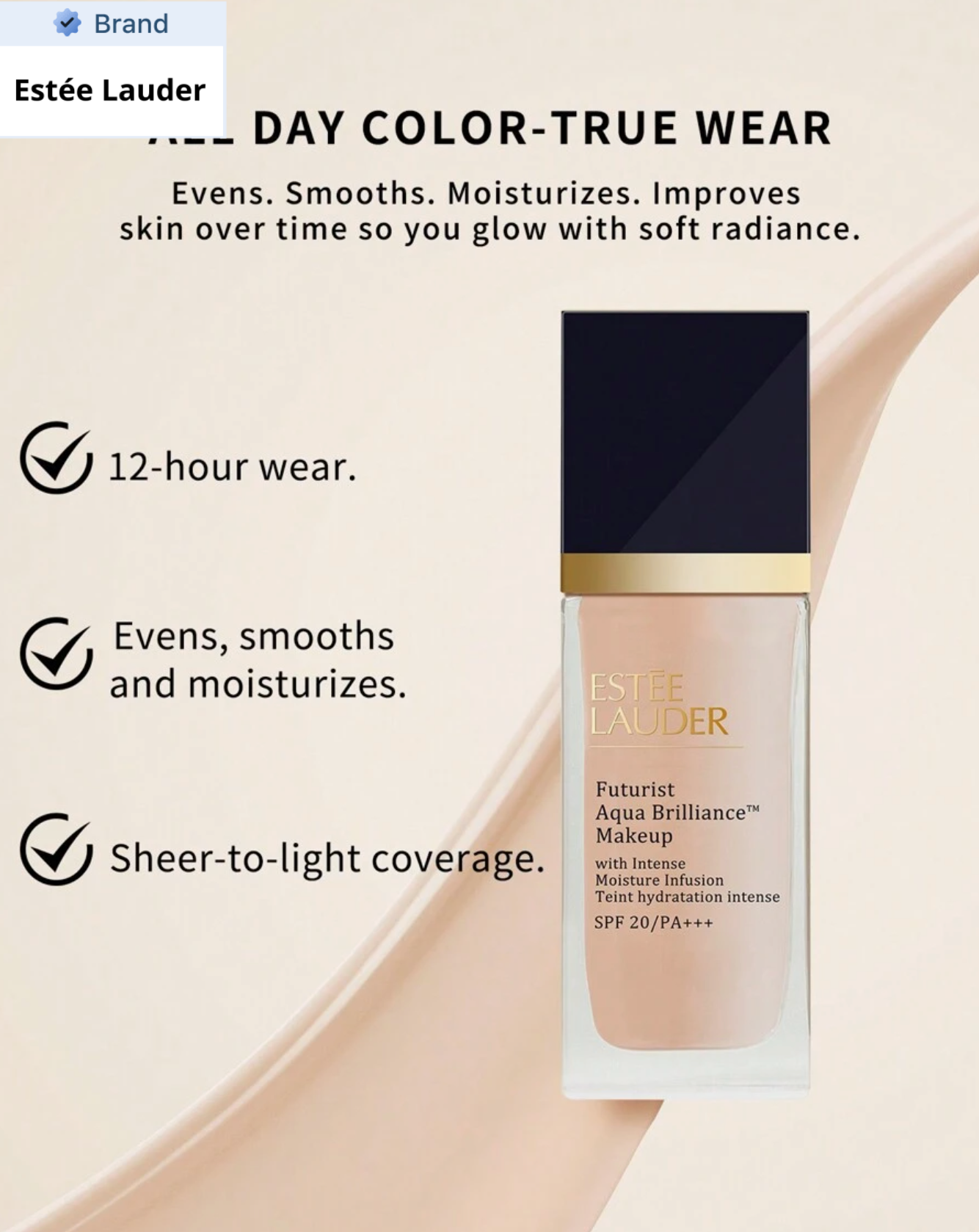 Estee Lauder | Futurist Aqua Brilliance Makeup Foundation 30ml