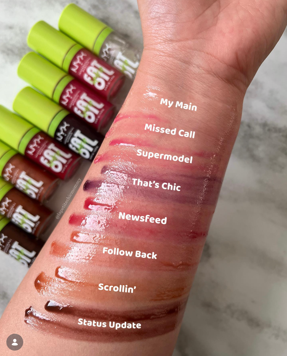 NYX FAT OIL LIP DRIP ( Bundle of 6 )