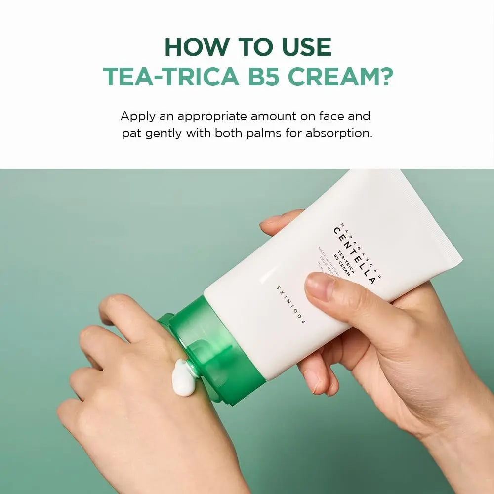SKIN1004 - Madagascar Centella Tea-Trica B5 Cream - Anti-inflammatory face cream - 75ml