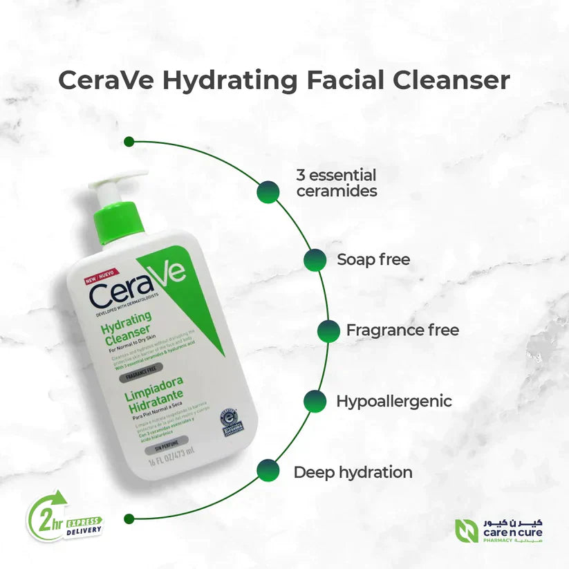 CeraVe Hydrating Facial Cleanser - Buy Now Pakistan