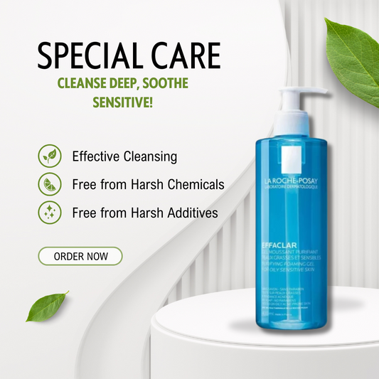 La Roche-Posay Effaclar AR Purifying Foaming Gel – 400ml for Oily & Sensitive Skin - Buy Now Pakistan