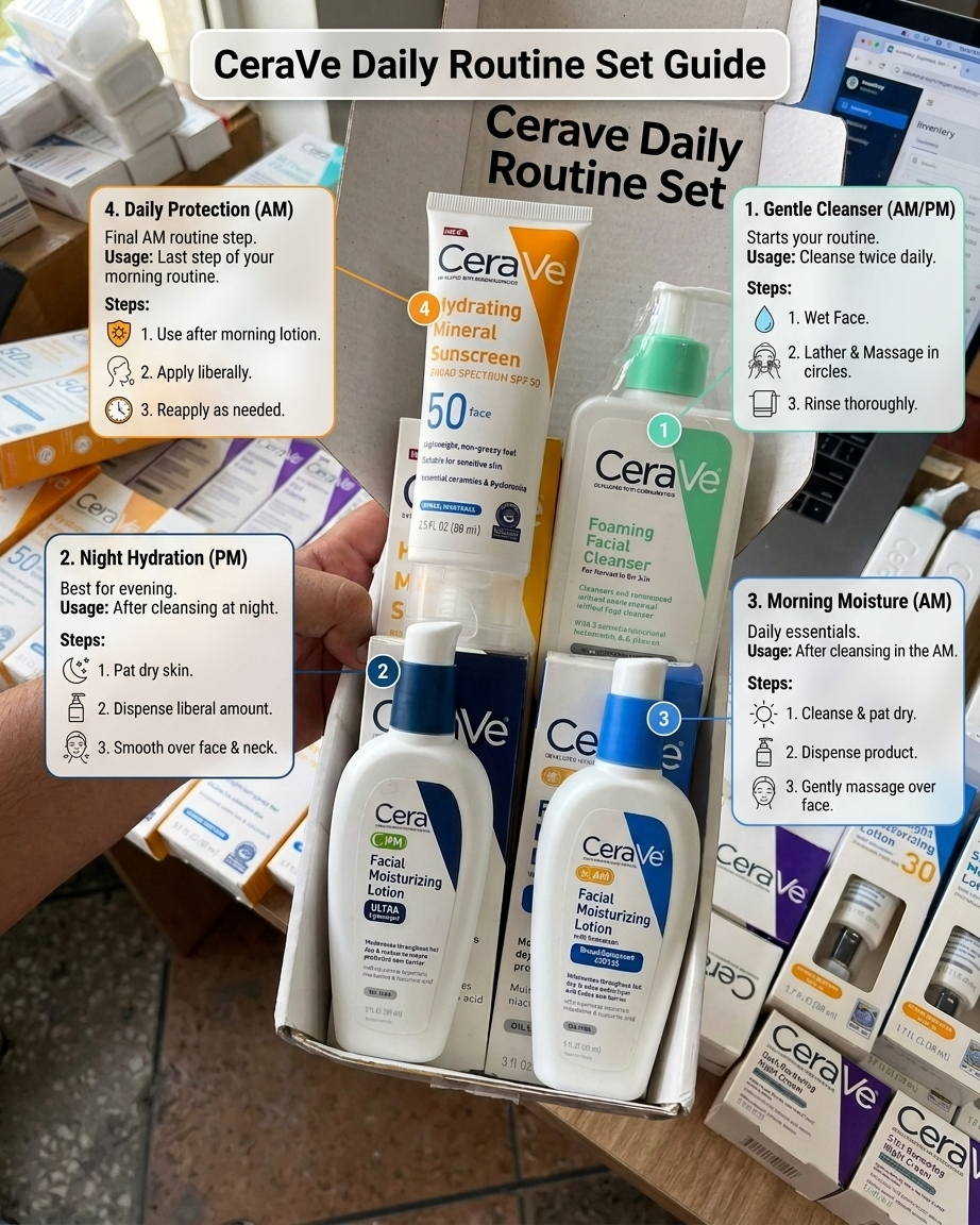 CeraVe Daily Routine Set – 100% Authentic