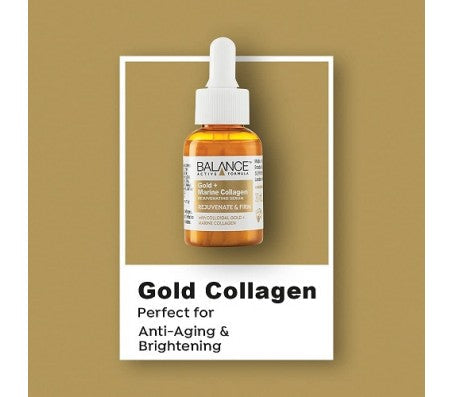 Balance Active Formula | Gold + Marine Collagen Rejuvenating Serum 30ml - Buy Now Pakistan