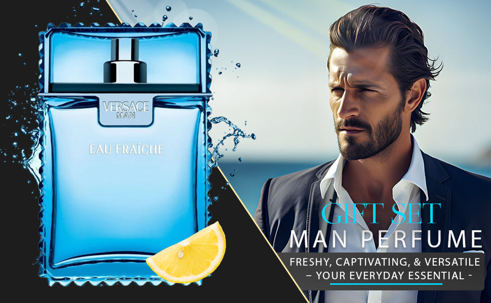 Versace | Versace Man Eau Fraiche for Men – Fresh & Sophisticated Cologne | Luxury Men's Fragrance - Buy Now Pakistan