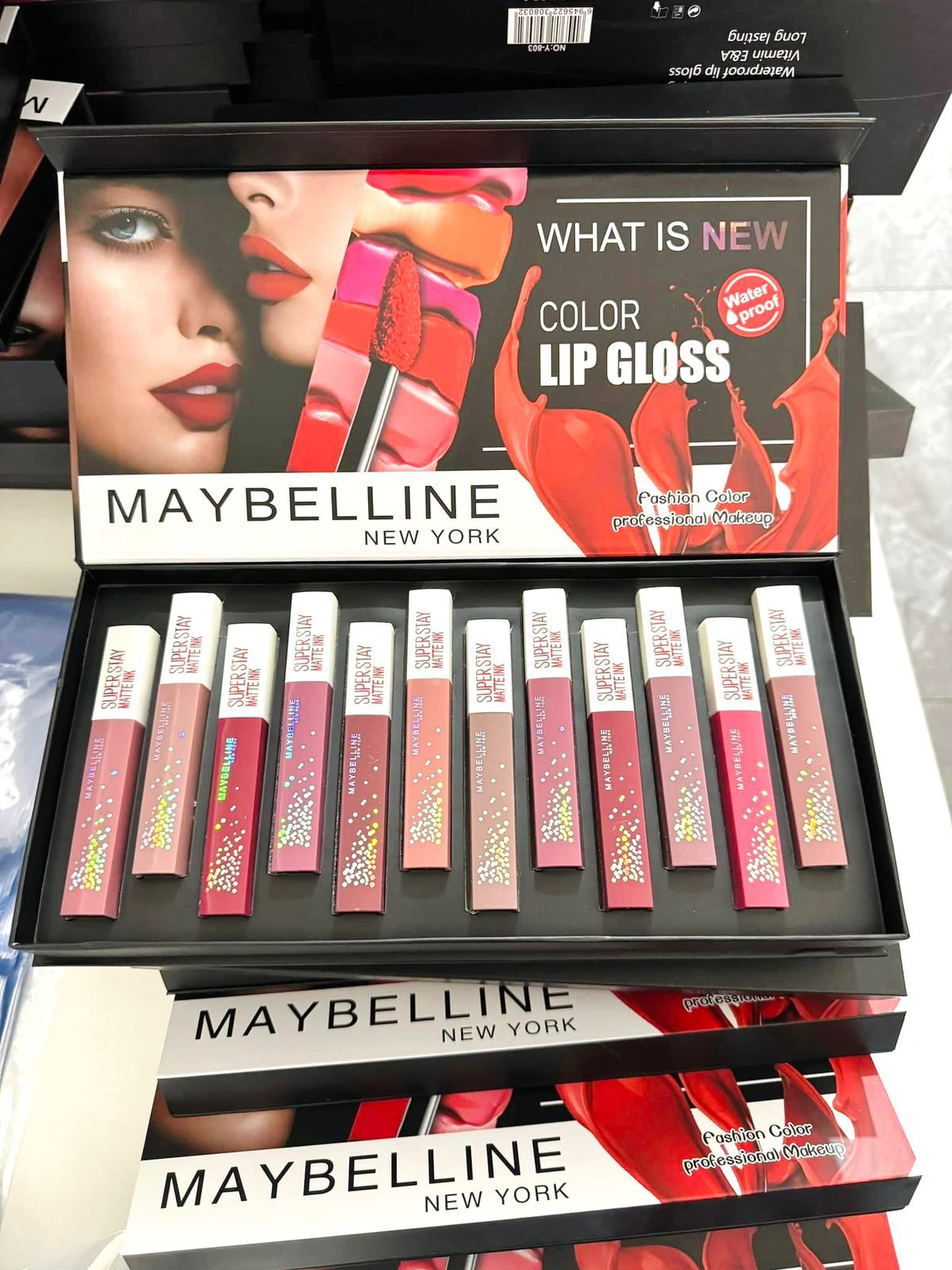 Maybelline New York Believe 12 PCS Color Matte Lip Gloss - Buy Now Pakistan