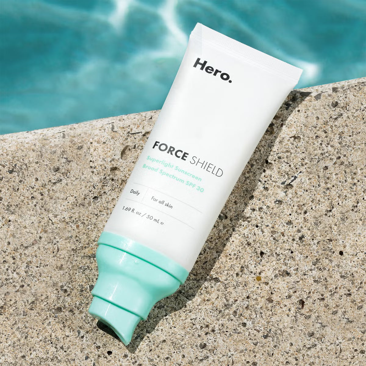 Hero Cosmetics Force Shield Superlight & Superbeam Sunscreen SPF 30 - 50ml