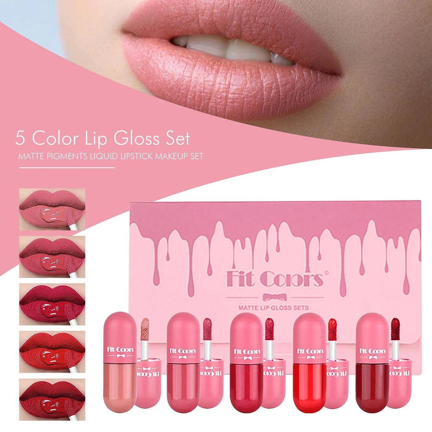 Fit colors mini lipstickc set