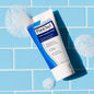 PanOxyl acne foaming wash with 10% benzoyl peroxide bottle on white background