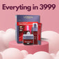 L'Oréal Paris Revitalift Laser Renew 3-in-1 anti-aging skincare set with day cream, serum, and eye cream