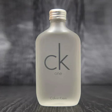 CK One Perfume EDT 100ml bottle by Calvin Klein for men, sleek modern design, versatile fragrance