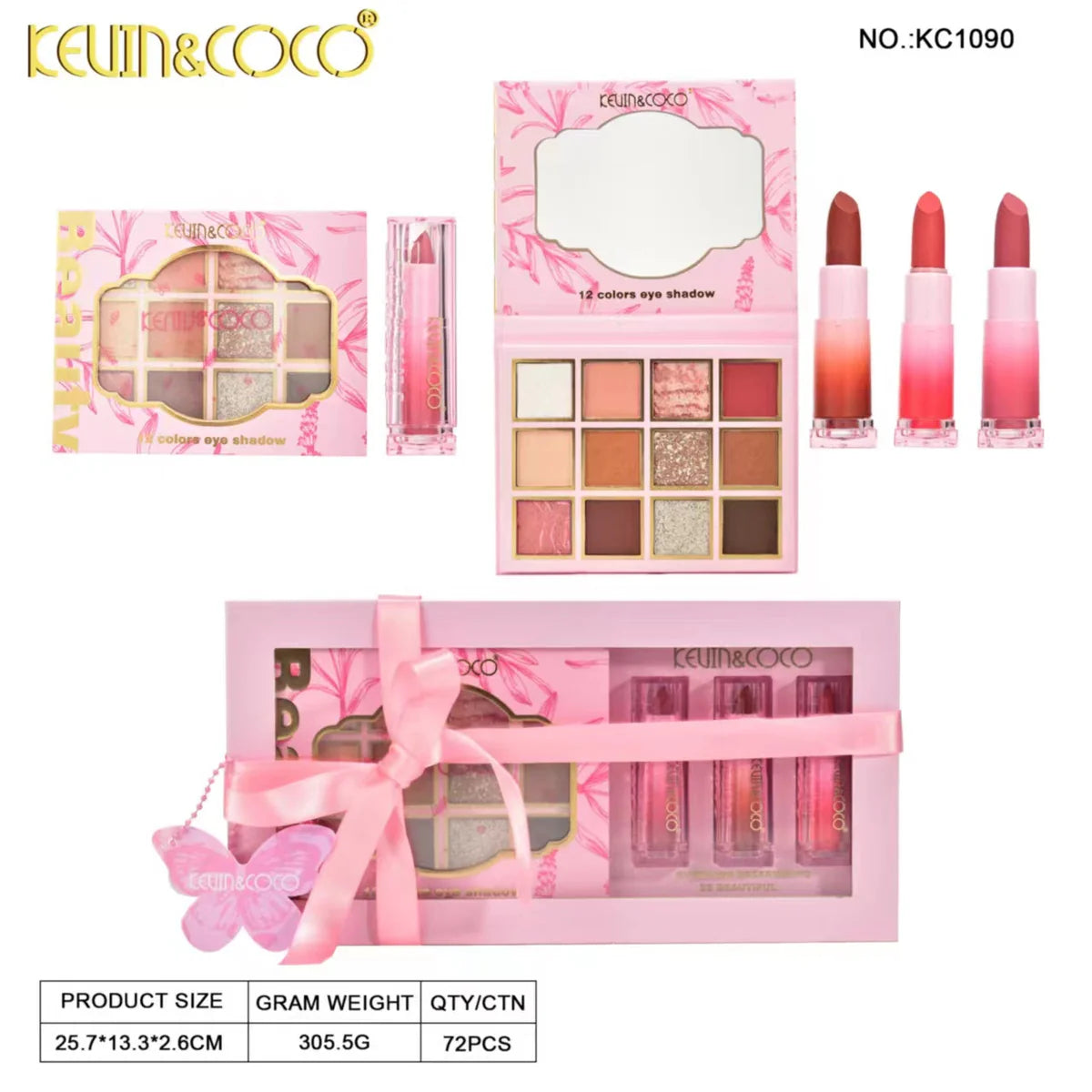 Kevin & Coco Dreamy Scent Lip & Shadow Set