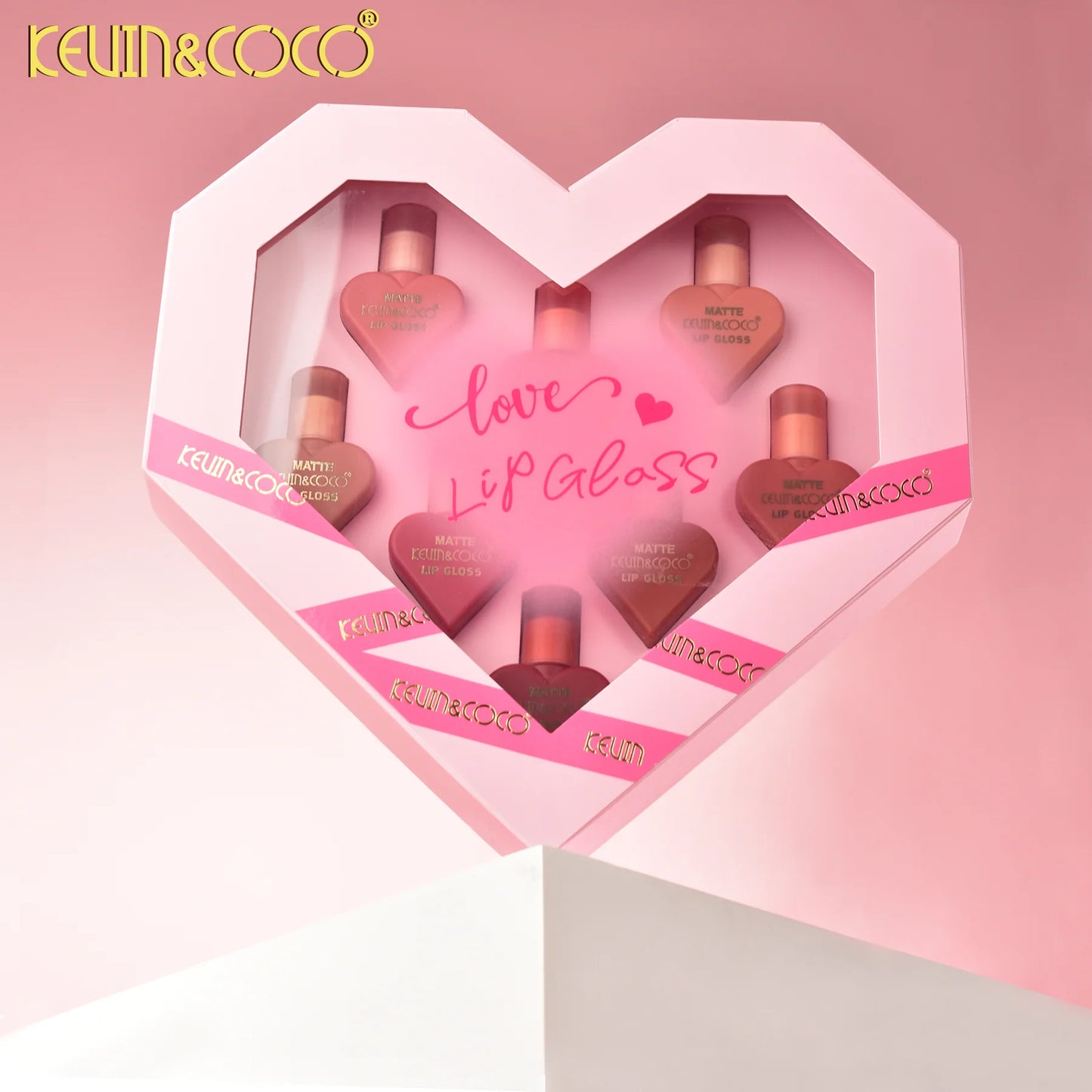 Kevin & Coco Love Garden 8-Piece Water Proof Lip Gloss Set