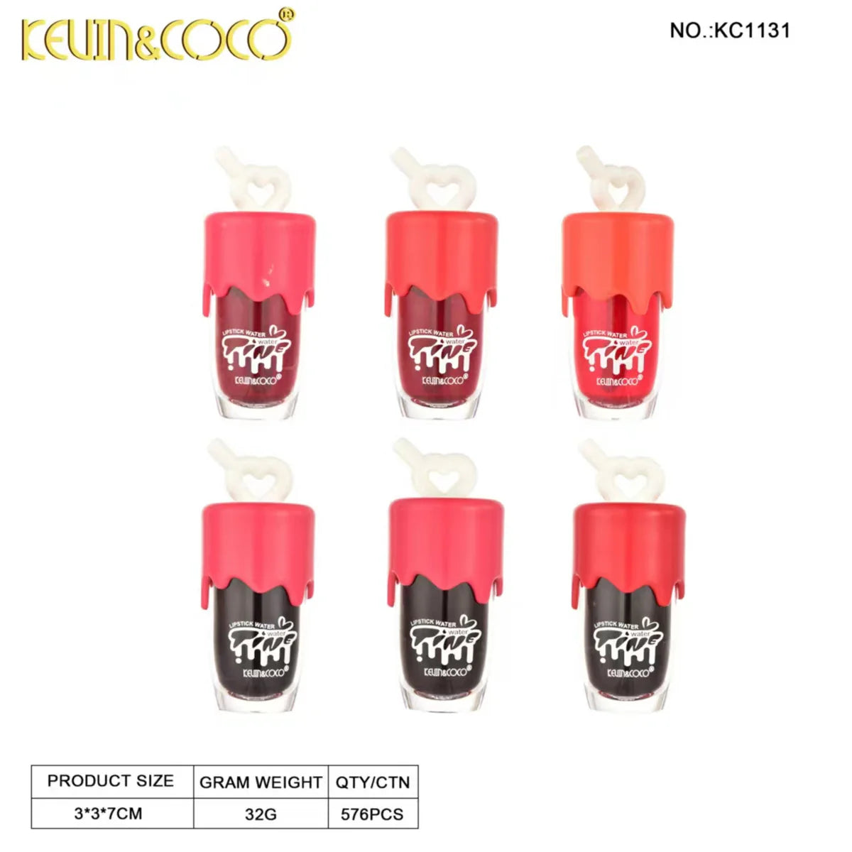 Kevin & Coco Dreamy Bubble Lip Tint  ( Set of 6 )