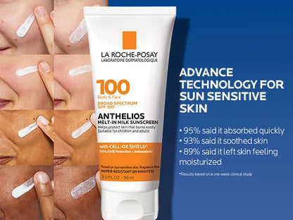 La Roche-Posay Anthelios Melt-In Milk Sunscreen SPF 100