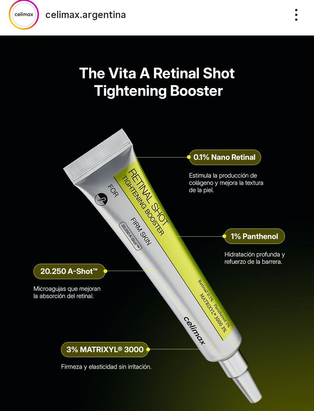 Celimax Retinal Shot Tightening Booster 15 ml