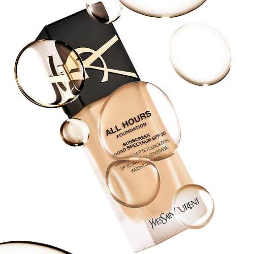 Yves Saint Laurent ALL HOURS Foundation waterproof long-wear full coverage liquid foundation with SPF 30 and hyaluronic acid