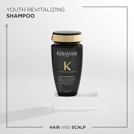 Kerastase Chronologiste Bain Regenerent youth revitalizing shampoo with hyaluronic acid and vitamin E for nourished hair