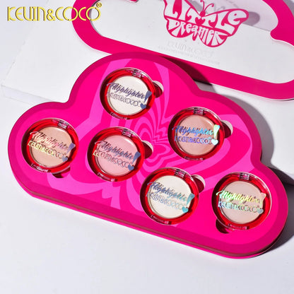 Kevin & Coco 6 Color Highlighter Cream