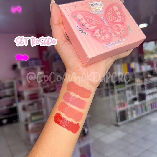 Kevin & Coco 4 Color Lip Gloss Set