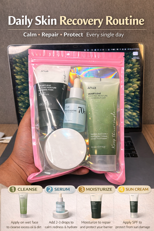 Daily Skin Recovery Routine Bundle