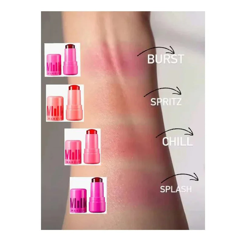 Milk Makeup Jelly Tint pack of 4 colorful lip and cheek tints in clear tubes