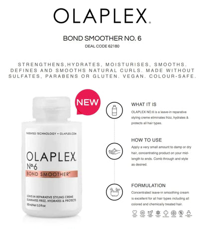 OLAPLEX no 6 Bond smoother 100 ml - Buy Now Pakistan