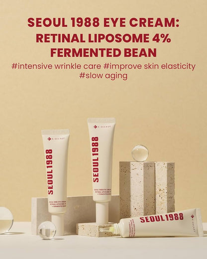 SEOUL 1988 Eye Cream: Retinal Liposome 4% + Fermented Bean [30ml]