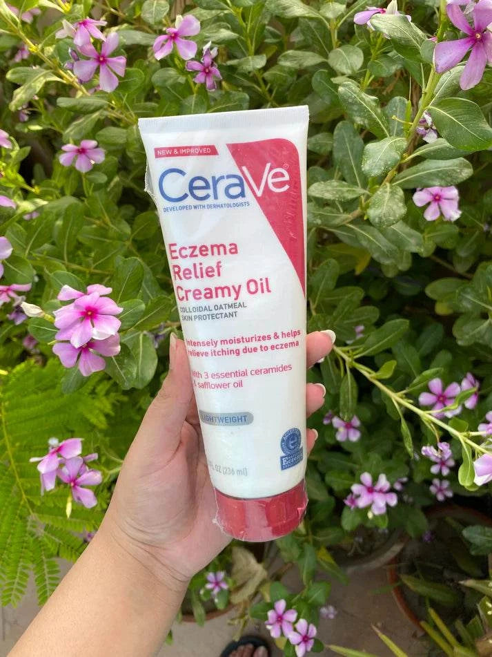 CeraVe Eczema Relief Creamy Oil soothing and hydrating formula for eczema-prone skin