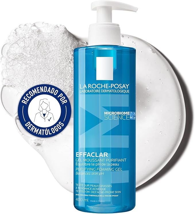 La Roche-Posay Effaclar AR Purifying Foaming Gel – 400ml for Oily & Sensitive Skin