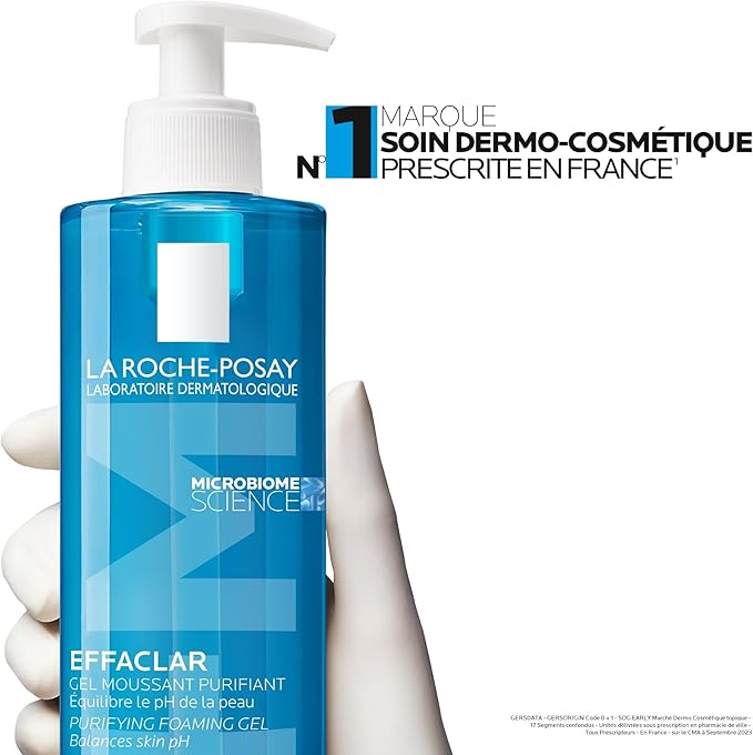 La Roche-Posay Effaclar AR Purifying Foaming Gel – 400ml for Oily & Sensitive Skin