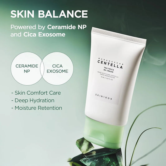 SKIN1004 - Madagascar Centella Tea-Trica B5 Cream - Anti-inflammatory face cream - 75ml