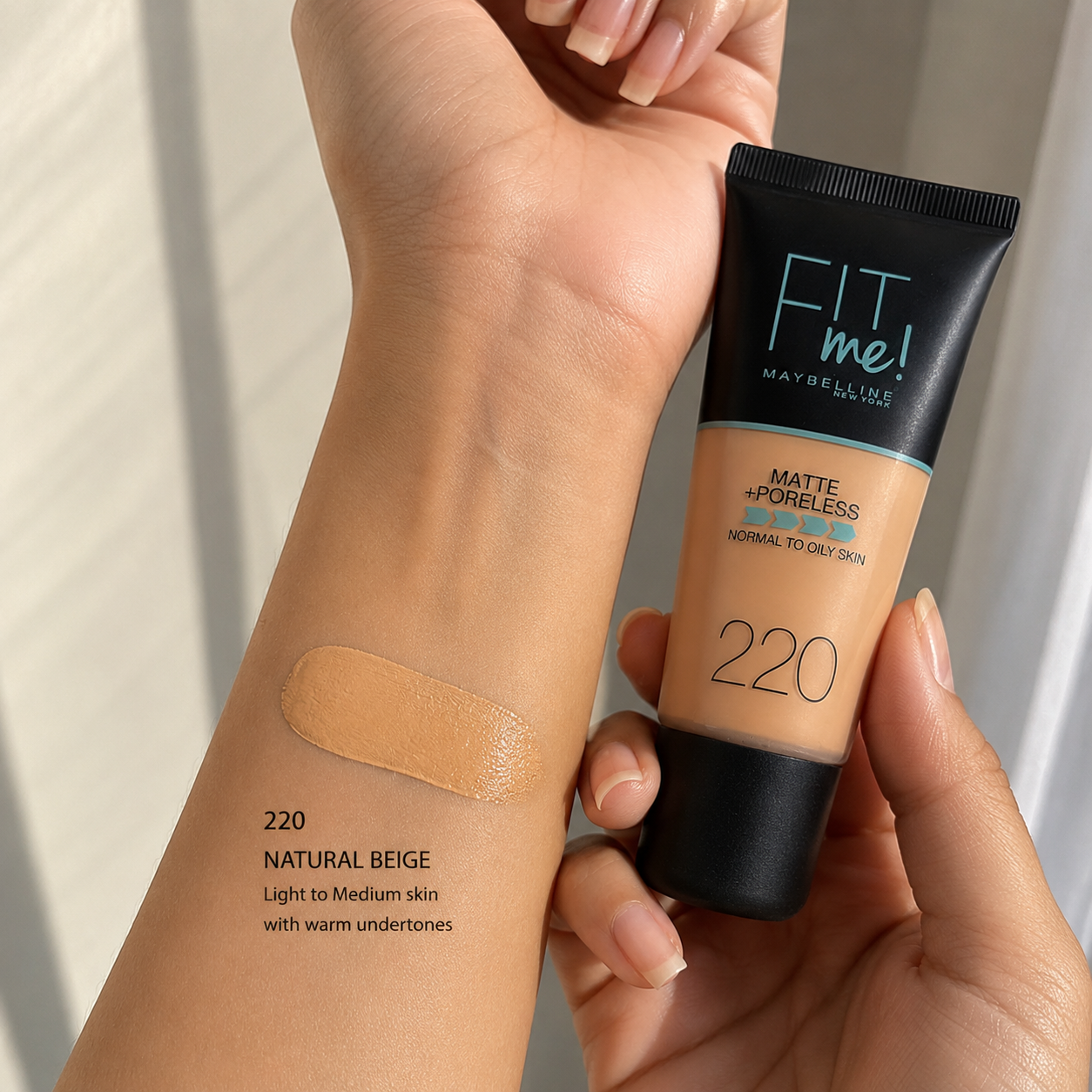 Maybelline Fit Me Matte + Poreless Foundation 40ML
