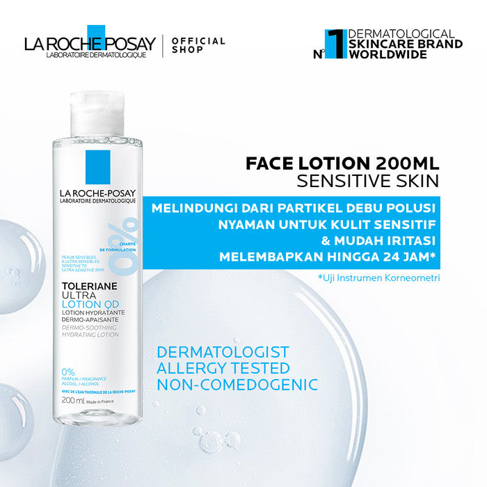 La Roche Posay Toleriane Ultra Lotion QD soothing hydrating lotion bottle 200ml