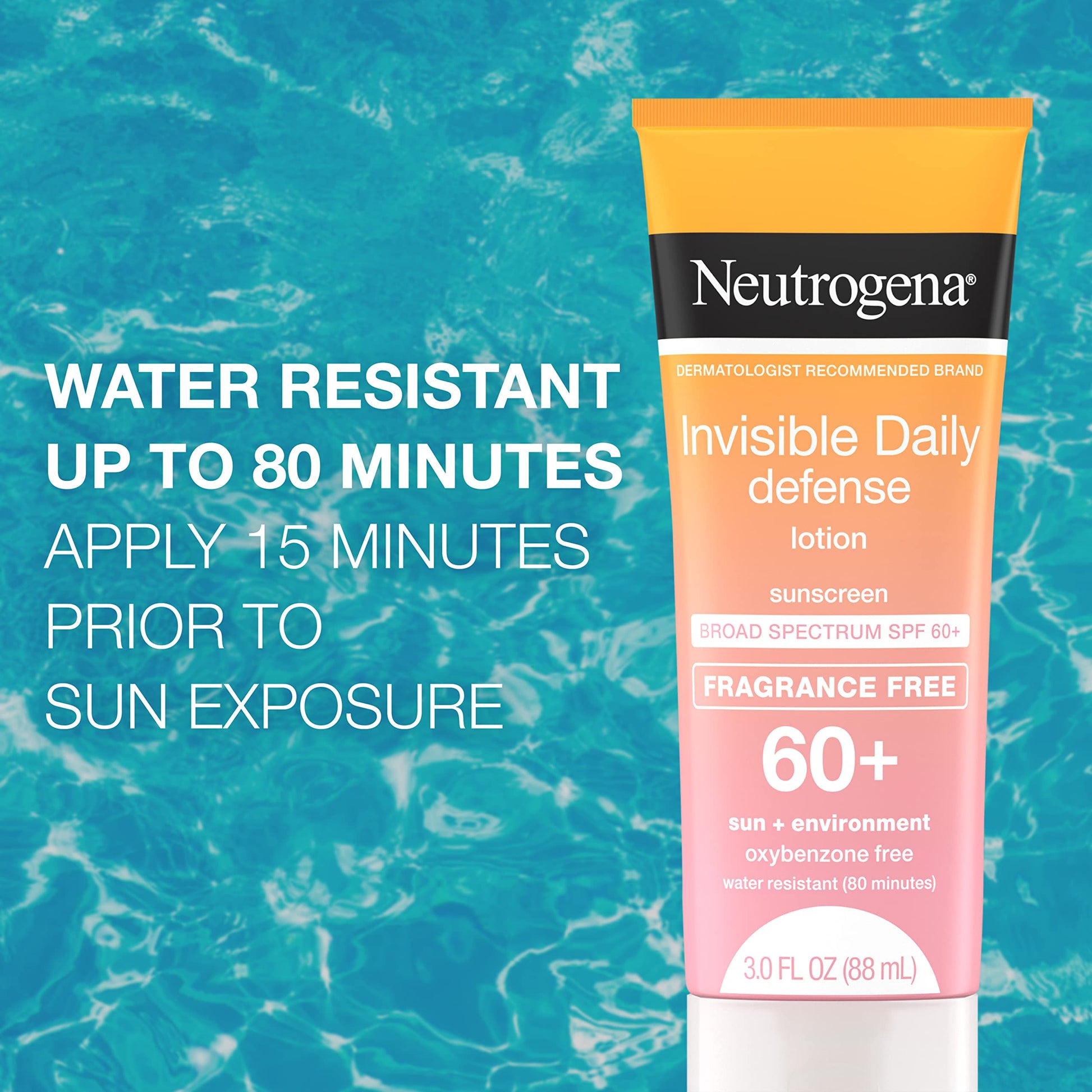 Neutrogena invisible daily defense spf 60+ sunscreen - Buy Now Pakistan