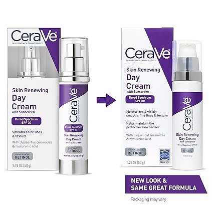 CeraVe Skin Renewing Day Cream with Sunscreen