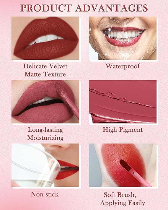 Golden Rose Mate Sexy lip- Lips Glass 12pcs