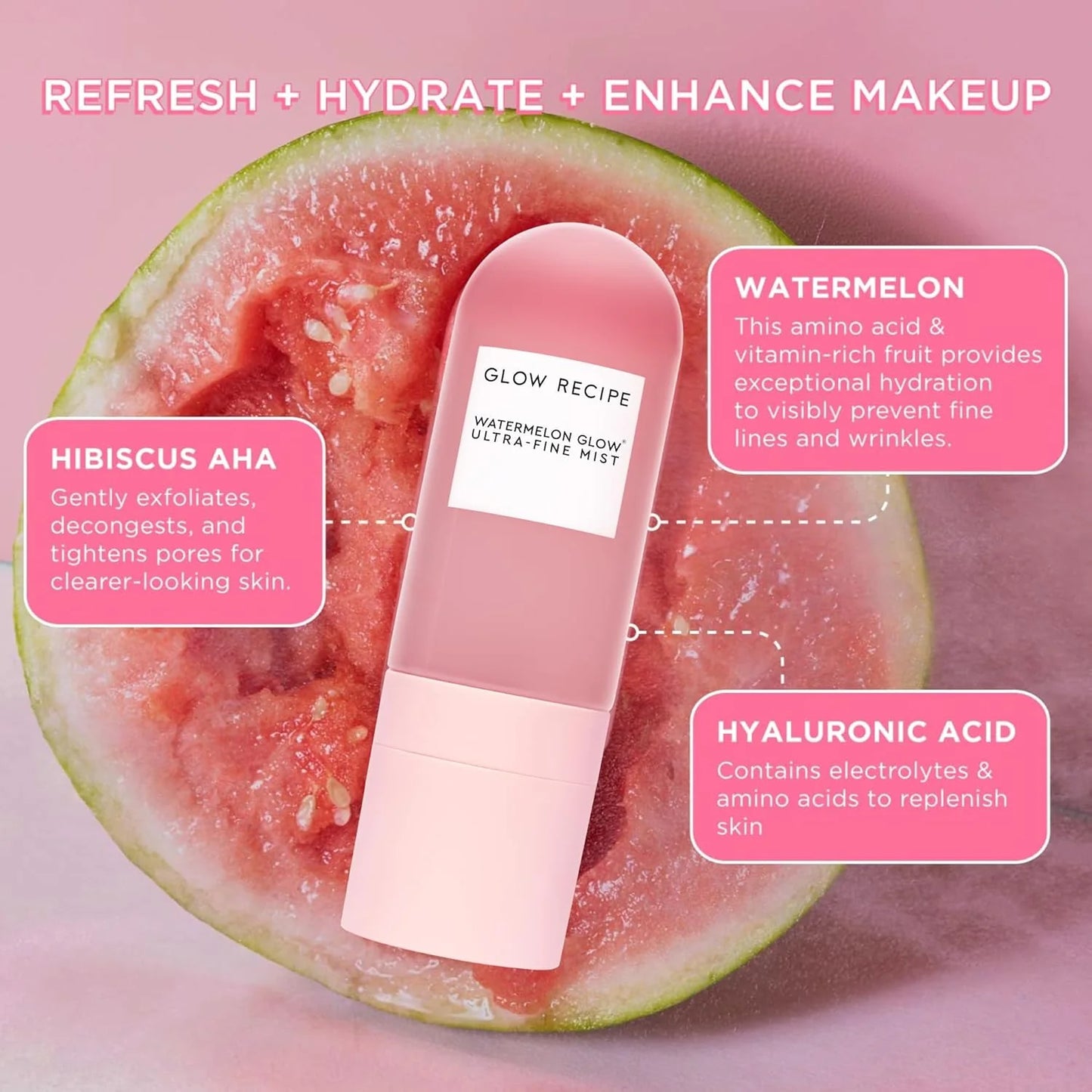 Glow recipe Watermelon Glow Ultra-Fine Mist - 75 ml