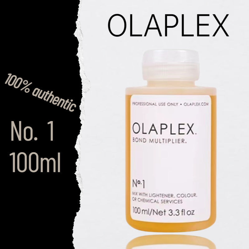 OLAPLEX No.1 BOND MULTIPLIER 100ml bottle for hair bond repair and damage prevention