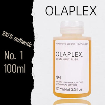 OLAPLEX No.1 BOND MULTIPLIER 100ml bottle for hair bond repair and damage prevention