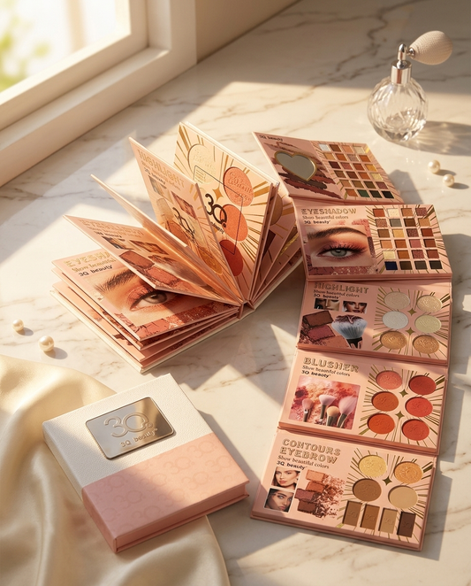 3Q Beauty 5 Fold Book Palette High Quality